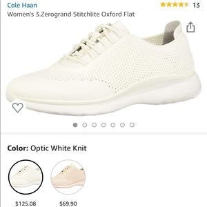 Brand New Cole Haan white tennis shoes